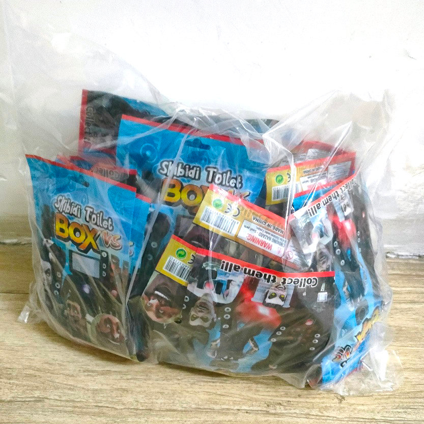 Set 24 Mô Hình Nhân Vật Hoạt Hình Trượt Toiletkibidi Bằng pvc skibidi toilet