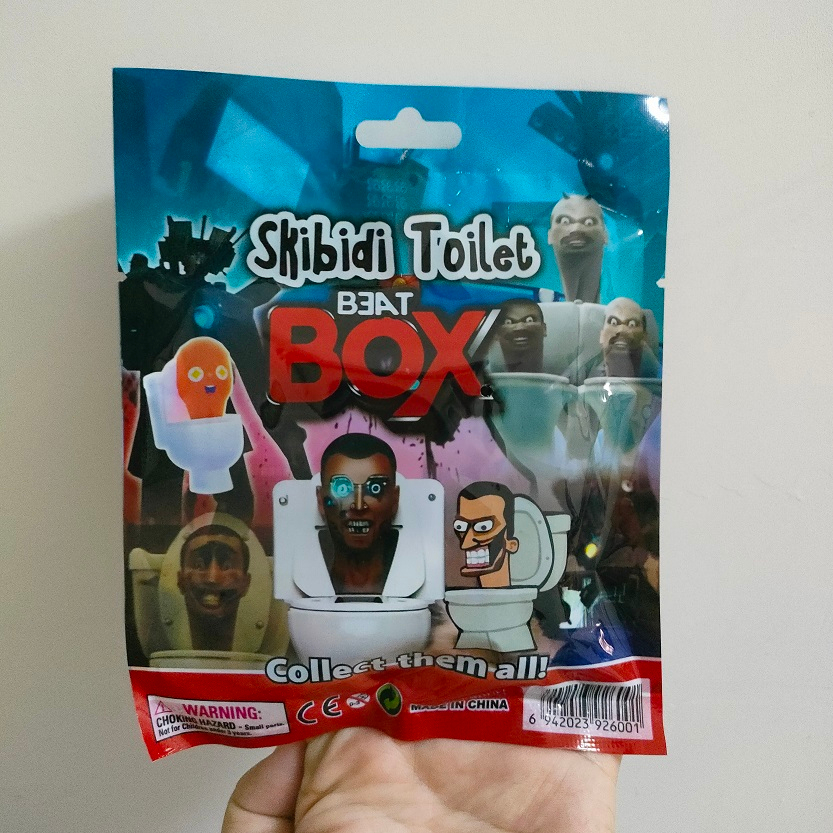 Set 24 Mô Hình Nhân Vật Hoạt Hình Trượt Toiletkibidi Bằng pvc skibidi toilet