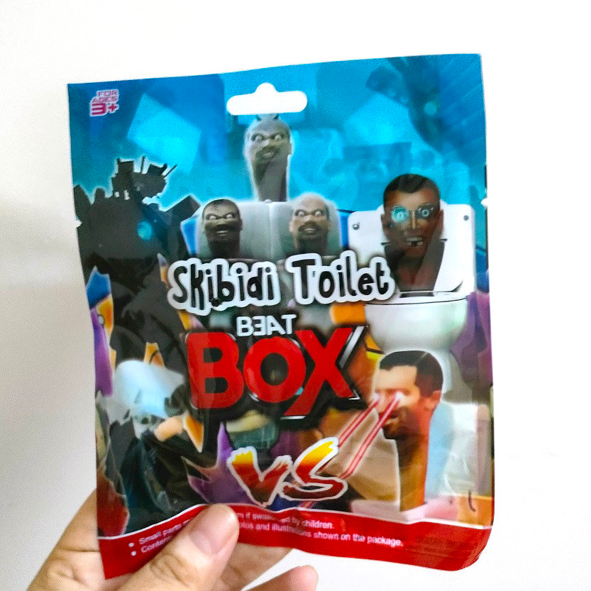 1 Gói Mô Hình Nhân Vật skibidi toilet man Ngẫu Nhiên Làm Quà Tặng Giáng Sinh Cho Bé