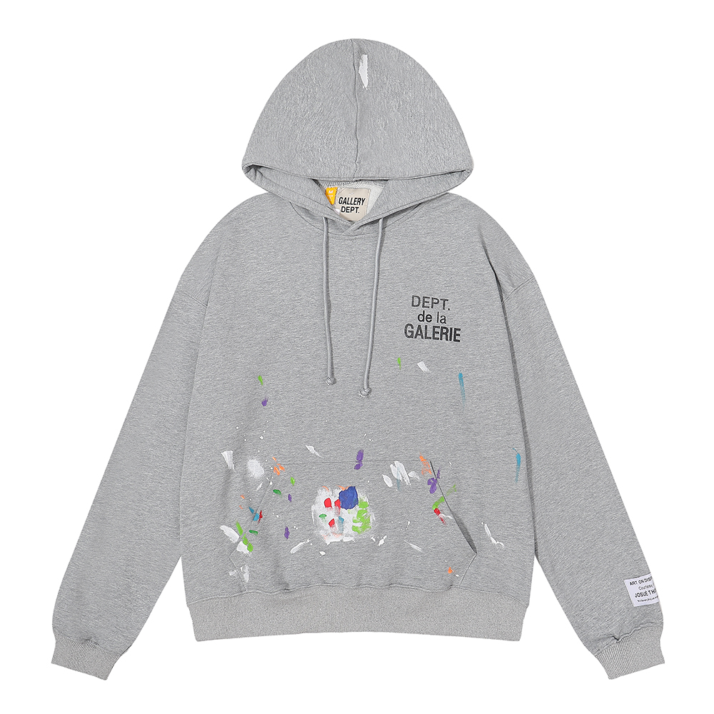 Galery dept Áo hoodie cotton Nguyên Chất In Hình Tròn Vẽ Tay Thời Trang Cho Nam Và Nữ