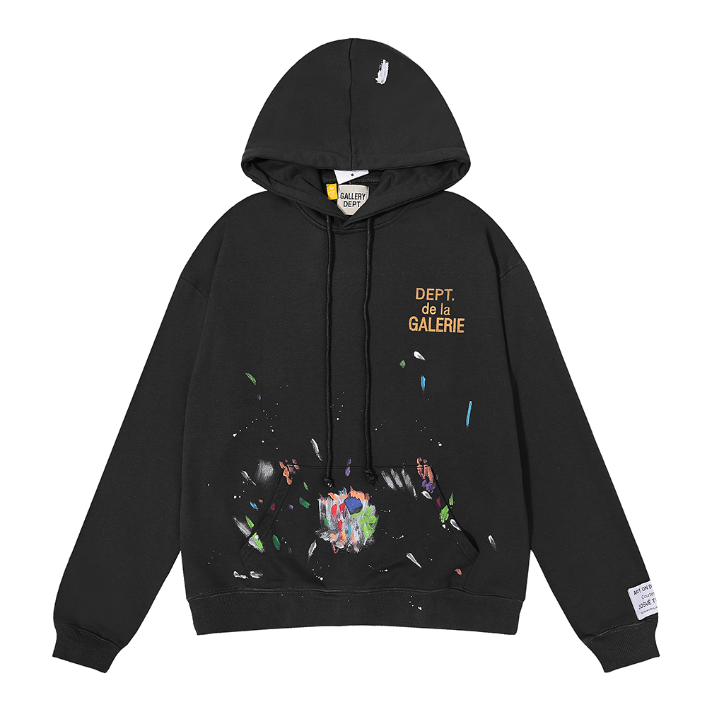 Galery dept Áo hoodie cotton Nguyên Chất In Hình Tròn Vẽ Tay Thời Trang Cho Nam Và Nữ