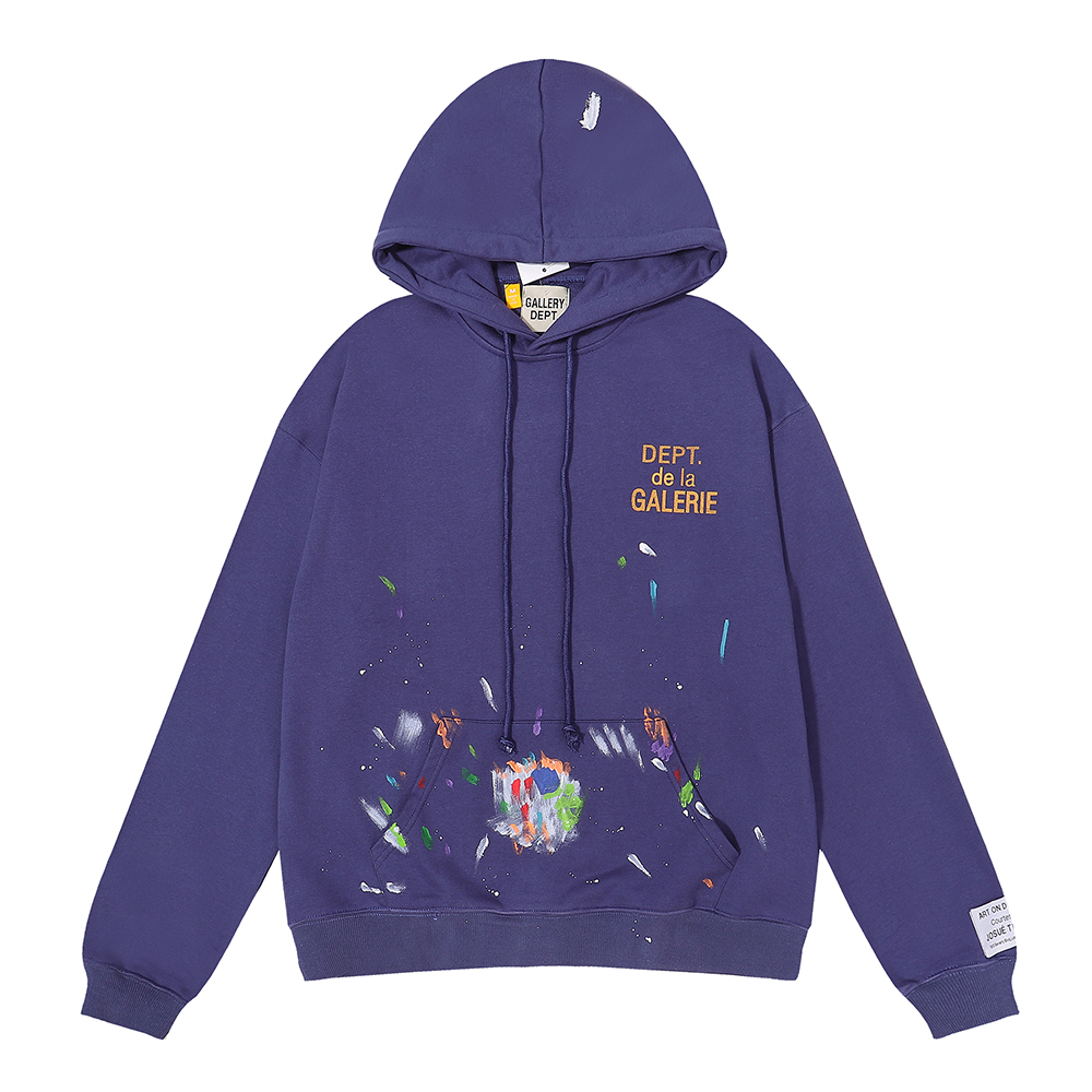 Galery dept Áo hoodie cotton Nguyên Chất In Hình Tròn Vẽ Tay Thời Trang Cho Nam Và Nữ