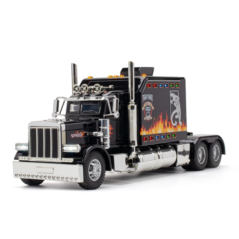 Mô Hình Xe Tải peterbilt 389 Bằng Hợp Kim Tỉ Lệ 1: 24