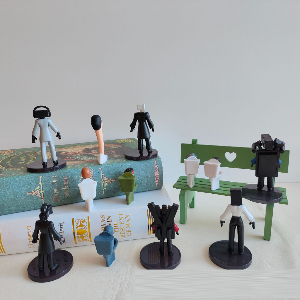 Set 12 Mô Hình Nhân Vật Người Đàn Ông Trượt Toiletkibidi Trong Phim Vệ Sinh