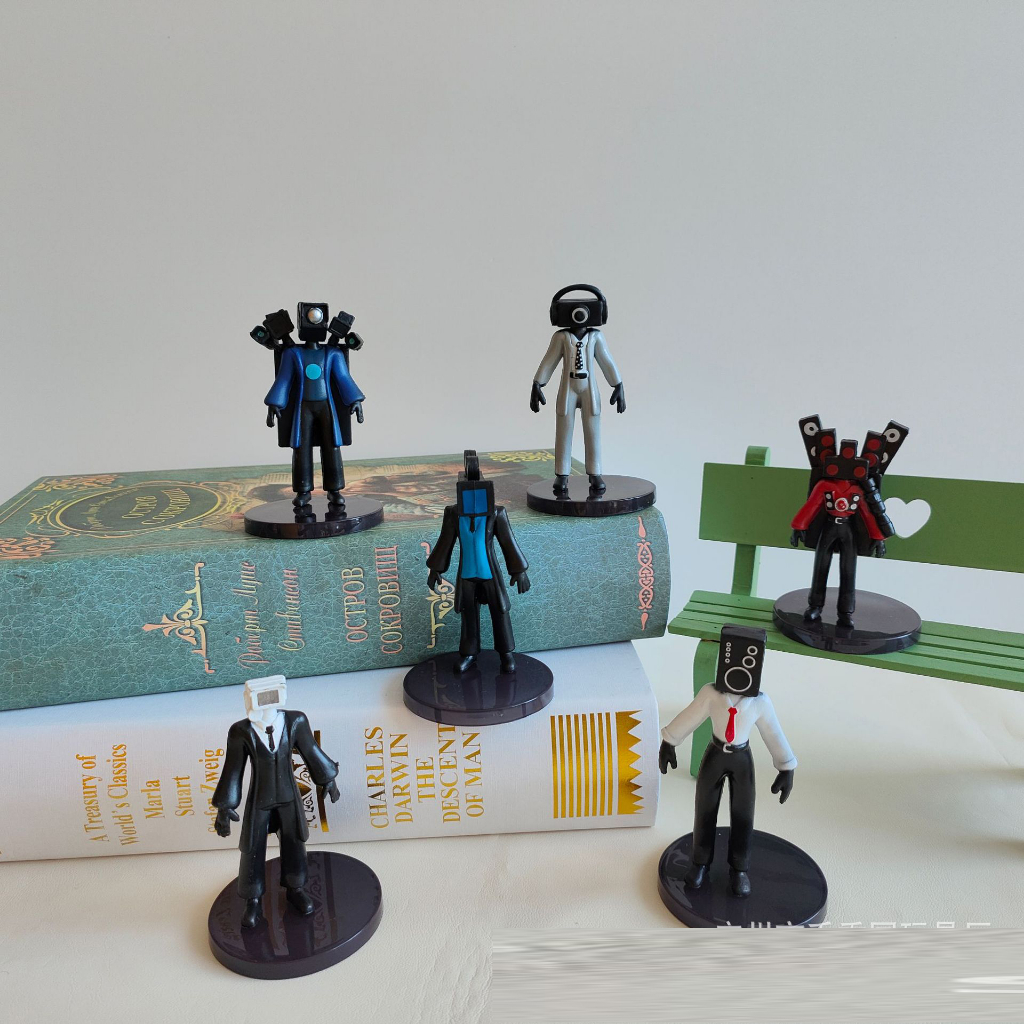 Set 12 Mô Hình Nhân Vật Người Đàn Ông Trượt Toiletkibidi Trong Phim Vệ Sinh