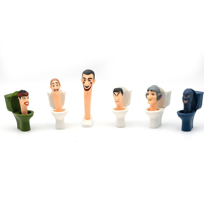 Set 12 Mô Hình Nhân Vật Người Đàn Ông Trượt Toiletkibidi Trong Phim Vệ Sinh