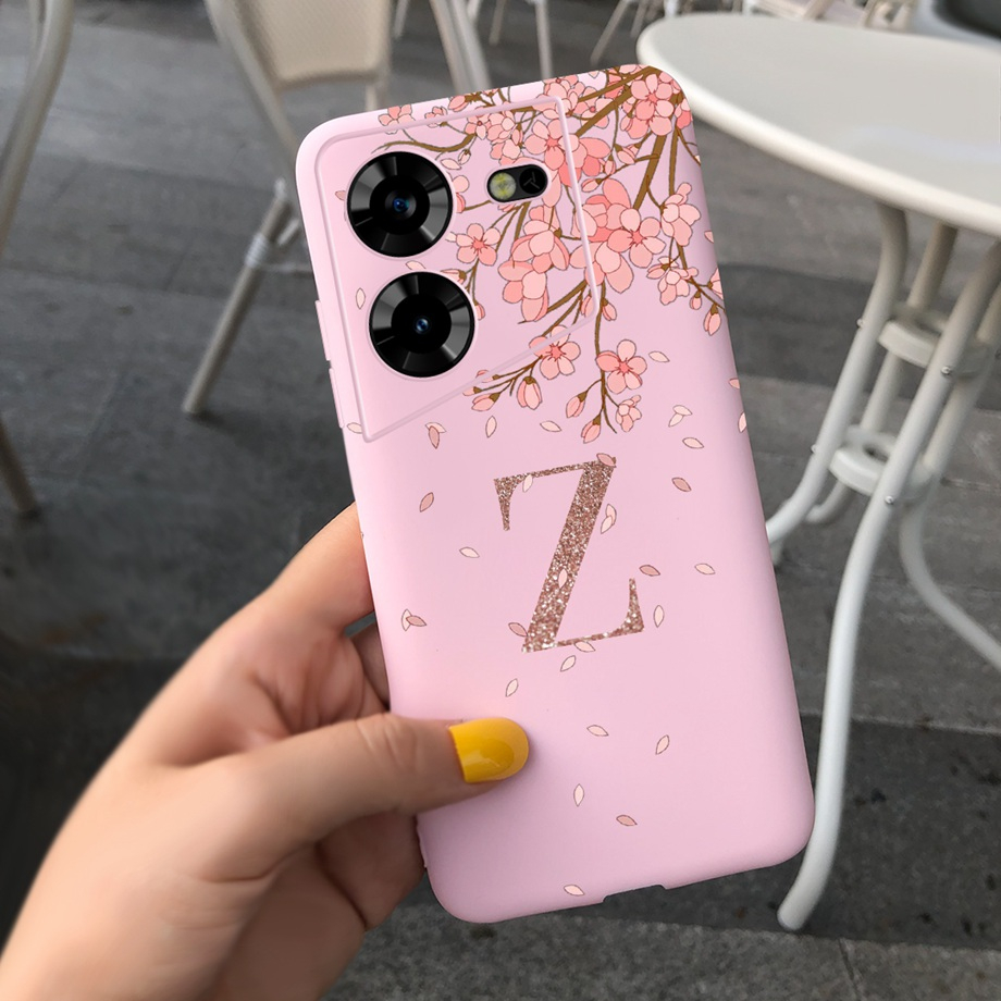 Tecno Ốp Điện Thoại Silicon Mềm Và Nhám Họa Tiết Chữ tecno pova 5 tecno lh7n crown In Cho tecno pova5