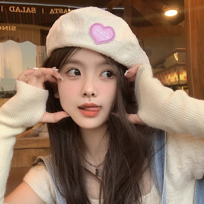 Mũ beret Xếp Ly Kiểu Nhật Bản Dễ Thương Thời Trang Xuân Hè Cho Nữ
