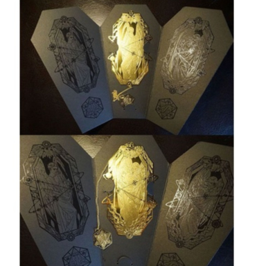 Good omens Bookmark kim loại hai mặt｜Món quà sáng tạo cho thiên thần và ác quỷ