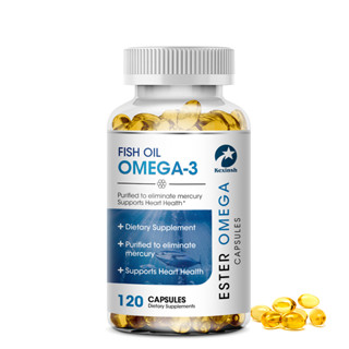 Viên nang dầu cá Kexinsh OMEGA-3 giàu DHA và EPA Cải thiện tâm trạng xấu Giảm căng thẳng Tăng cường trí não Cải thiện trí thông minh