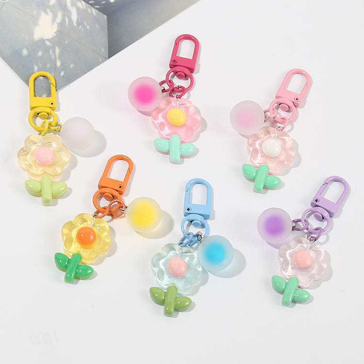 Móc Chìa Khóa / Điện Thoại Hình Bông Hoa Xinh Xắn