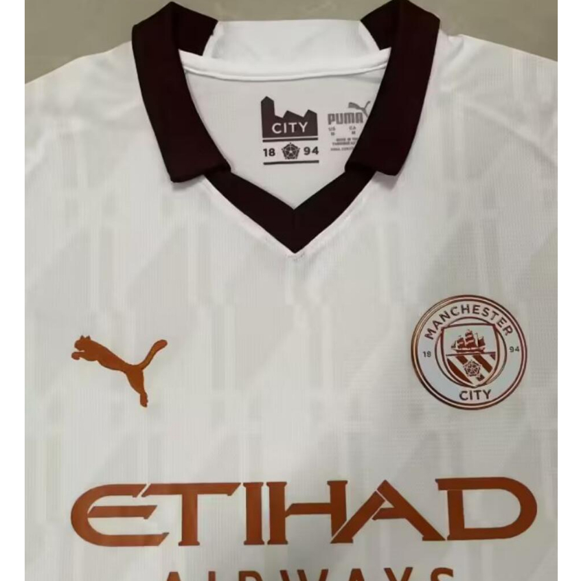 Áo Bóng Đá Màu Trắng Số 23 / 24 manchester city Cho Nam
