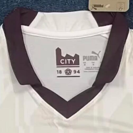 Áo Bóng Đá Màu Trắng Số 23 / 24 manchester city Cho Nam