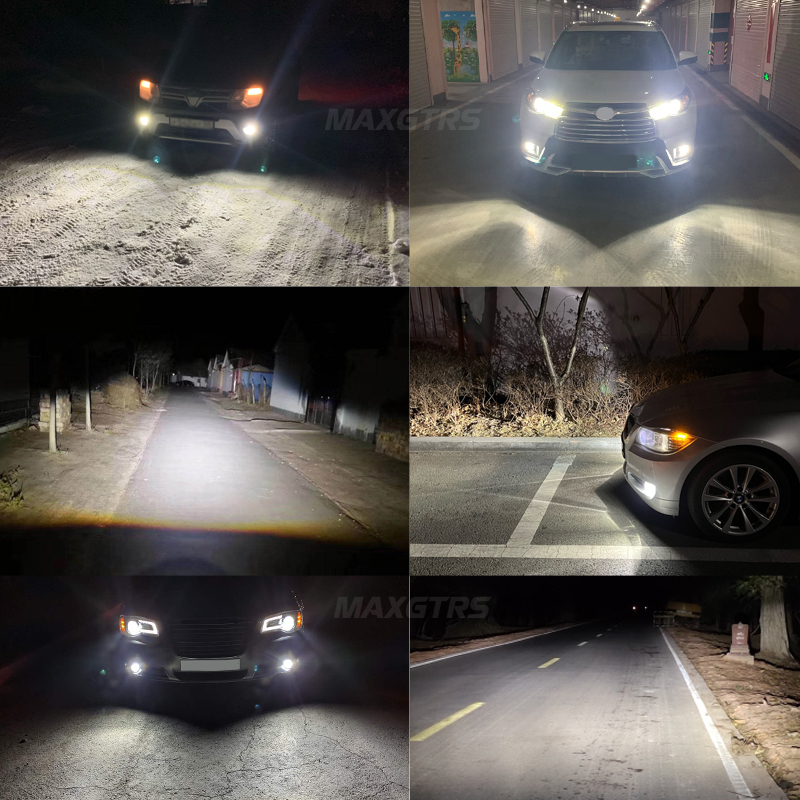 Đèn pha MAXGTRS 2x h1 55w 20000 lumens csp ánh sáng trắng 6500k dc 9-18v chất lượng cao