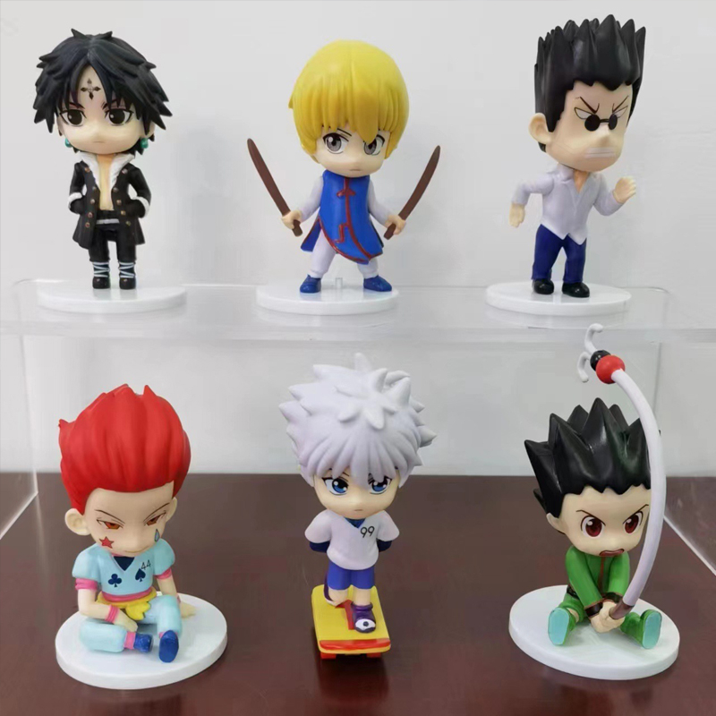 Set 6 Mô Hình Nhân Vật Phim hunter X hunter 8-10cm