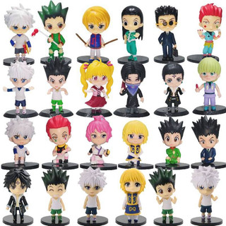 Set 6 mô hình nhân vật phim hunter x hunter 8-10cm