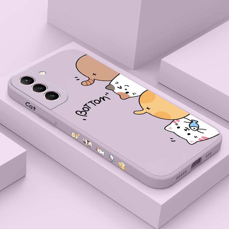 Điện Thoại Ốp Lưng Hình Mèo Cho samsung galaxy s21 s20 fe ultra plus 5g
