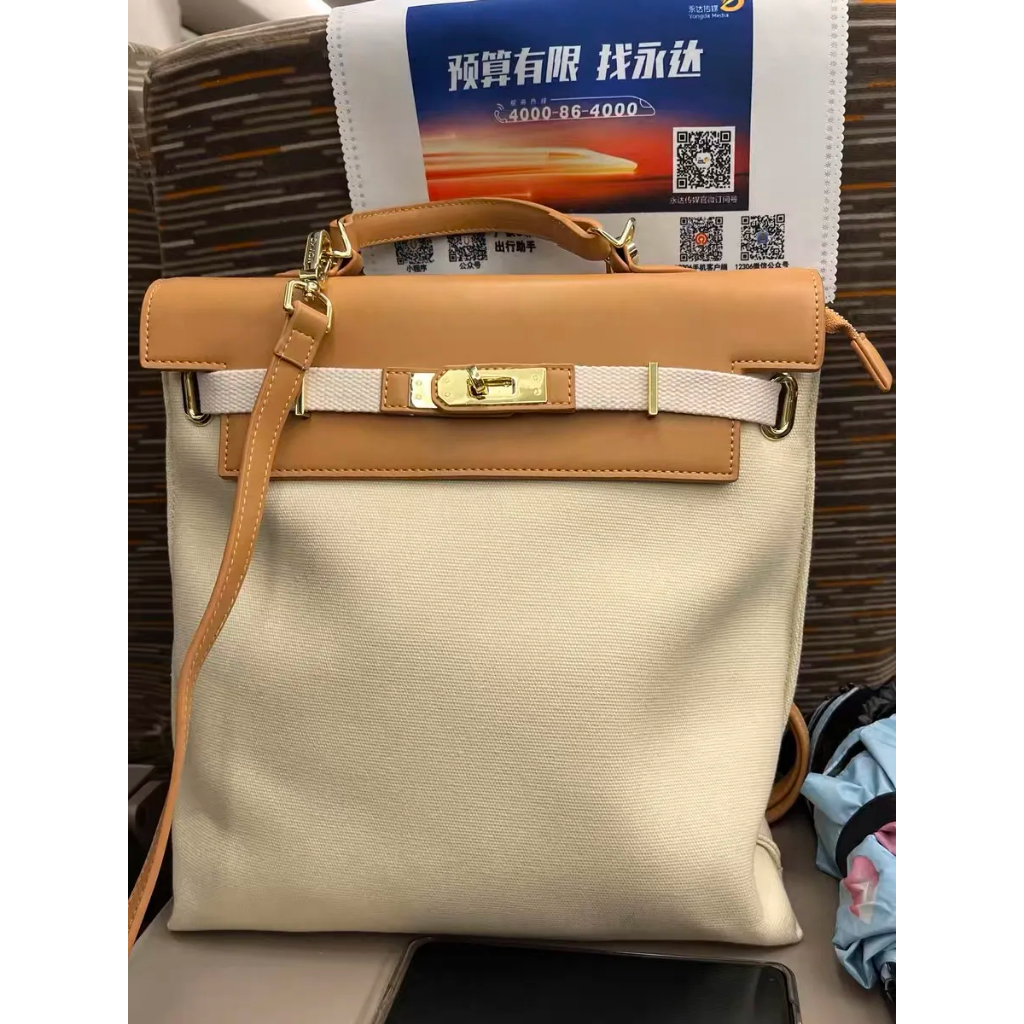 Ba Lô Học Sinh Vải Bạt Thời Trang Hàn Cho Nữ