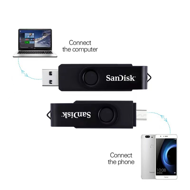 Sandisk usb otg 3 Trong 1 3.0 16gb 32gb 64gb 128gb 256gb 512gb 1tb 2tb Chất Lượng Cao