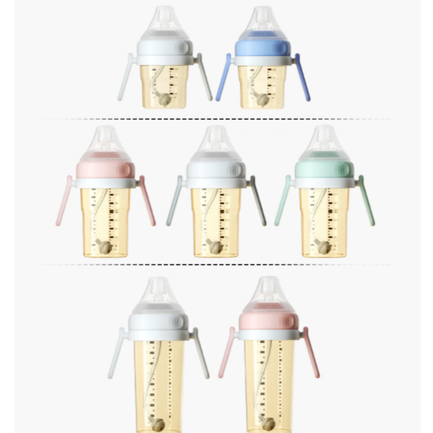 Tay Cầm Bình Sữa Hình Vuông Miệng Rộng Tiện Dụng Cho Bé