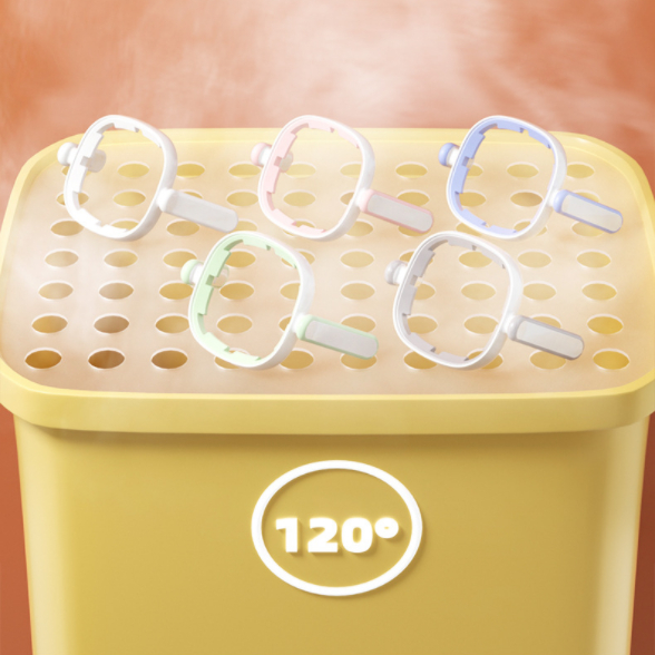 Tay Cầm Bình Sữa Hình Vuông Miệng Rộng Tiện Dụng Cho Bé