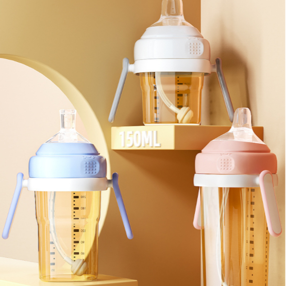 Tay Cầm Bình Sữa Hình Vuông Miệng Rộng Tiện Dụng Cho Bé