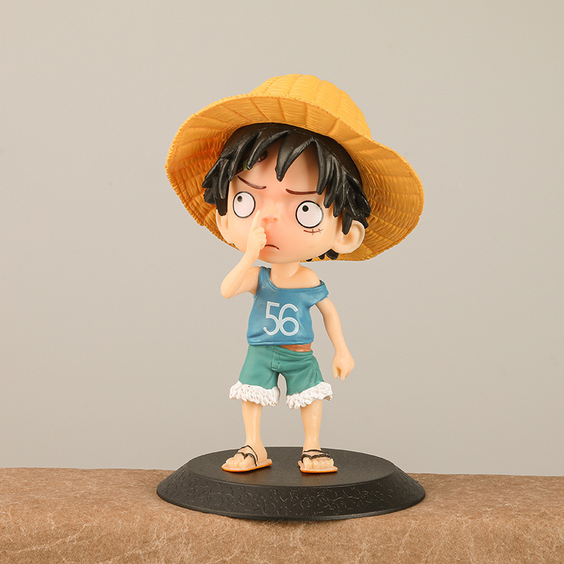 Mô Hình Nhân Vật monkey d luffy one piece 11.5cm Bằng pvc Trang Trí Xe Hơi