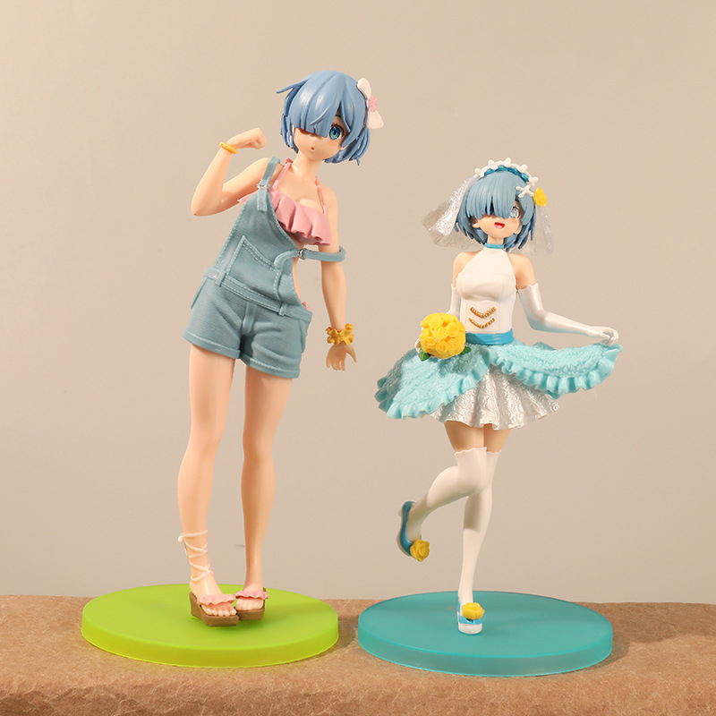 Mô Hình Nhân Vật Re: Life in a different world from zero Mặc Đầm Cưới 21cm Bằng pvc