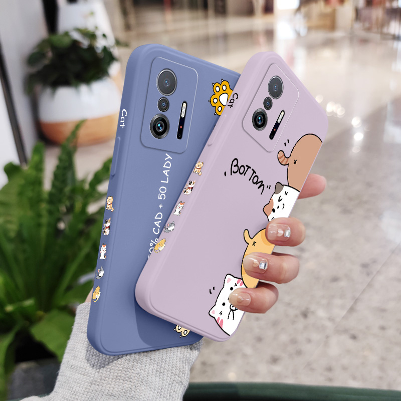 Ốp Điện Thoại Họa Tiết Mèo Dễ Thương Cho xiaomi mi 13t 12t 11t 10t pro lite mi 9t pro 5g