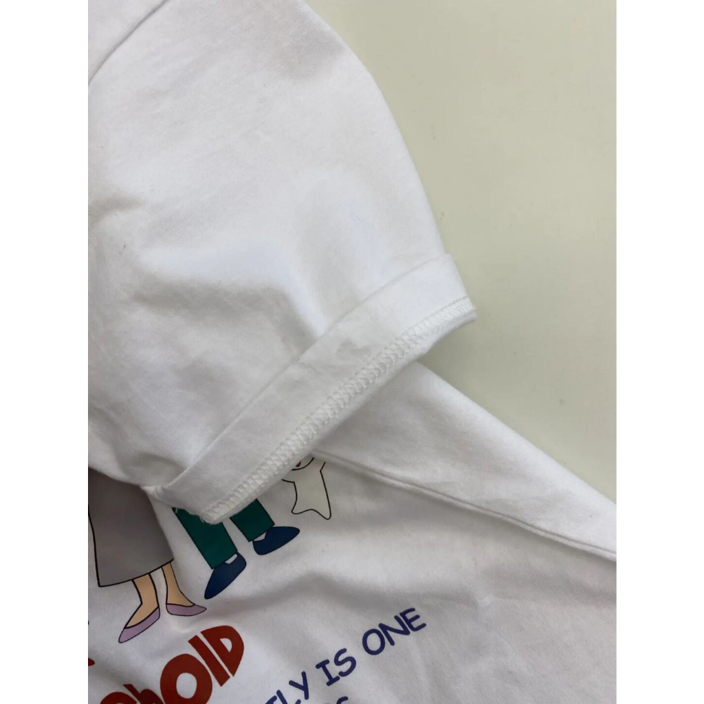 T-shirt nữ tay ngắn 100% cotton trắng xu hướng mới cherry maruko print ladies tops