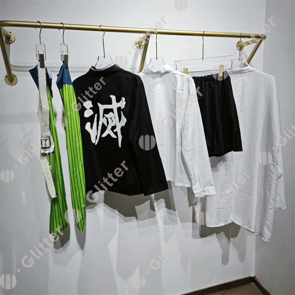 Anime demon slayer tokitou muichirou cosplay trang phục cho người đàn ông kanroji mitsuri dress cho phụ nữ halloween party đồng phục tóc giả bên mặc