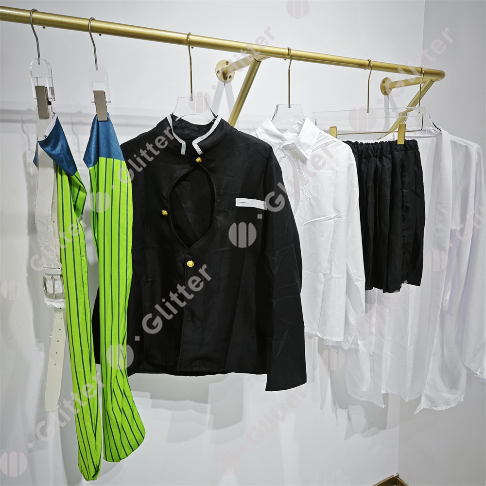 Anime demon slayer tokitou muichirou cosplay trang phục cho người đàn ông kanroji mitsuri dress cho phụ nữ halloween party đồng phục tóc giả bên mặc