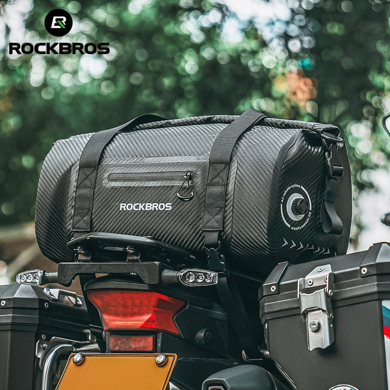 Rockbros Túi Đựng Đồ Chống Thấm Nước 20-60l Gắn Yên Xe Mô Tô Tiện Dụng