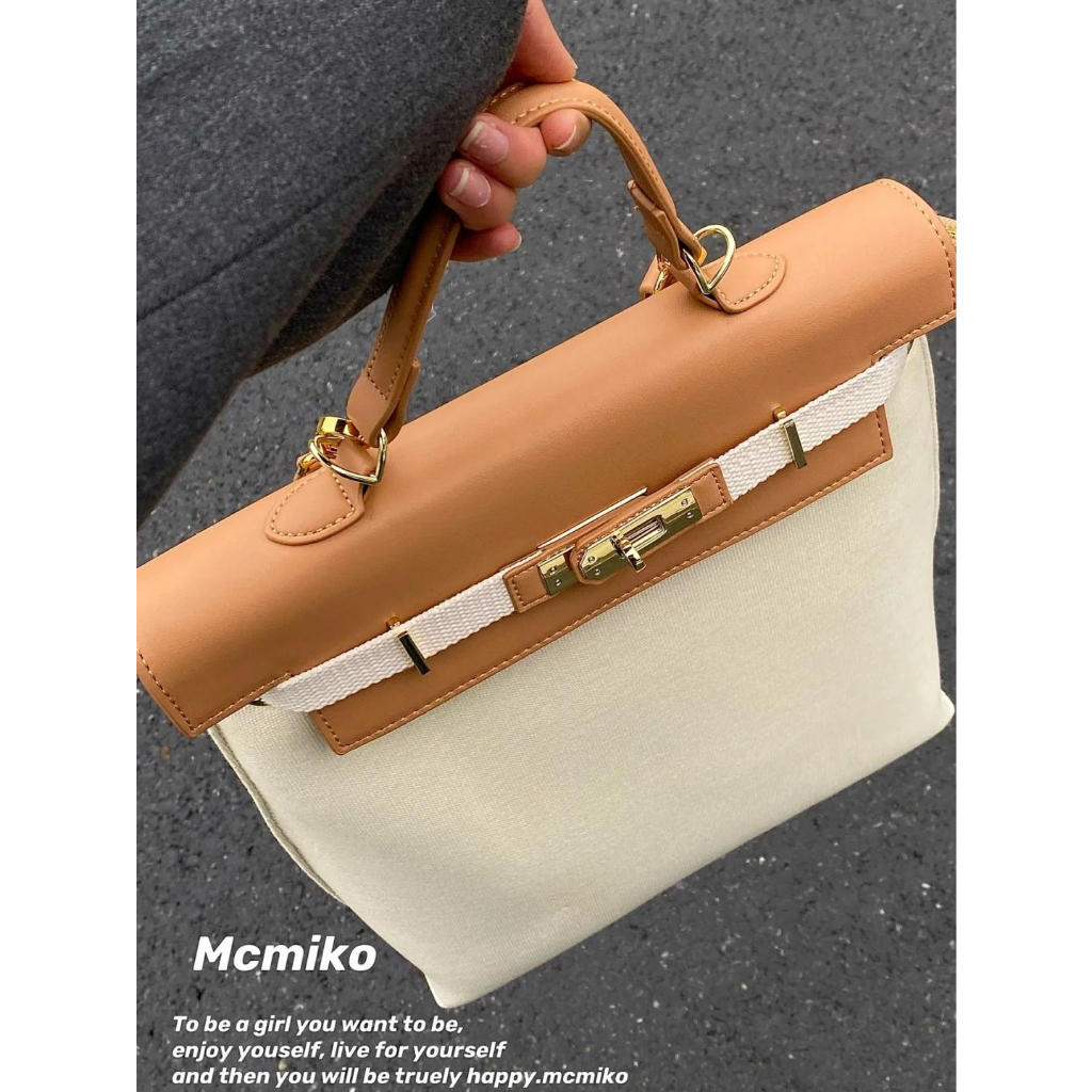 Ba Lô Học Sinh Vải Bạt Thời Trang Hàn Cho Nữ