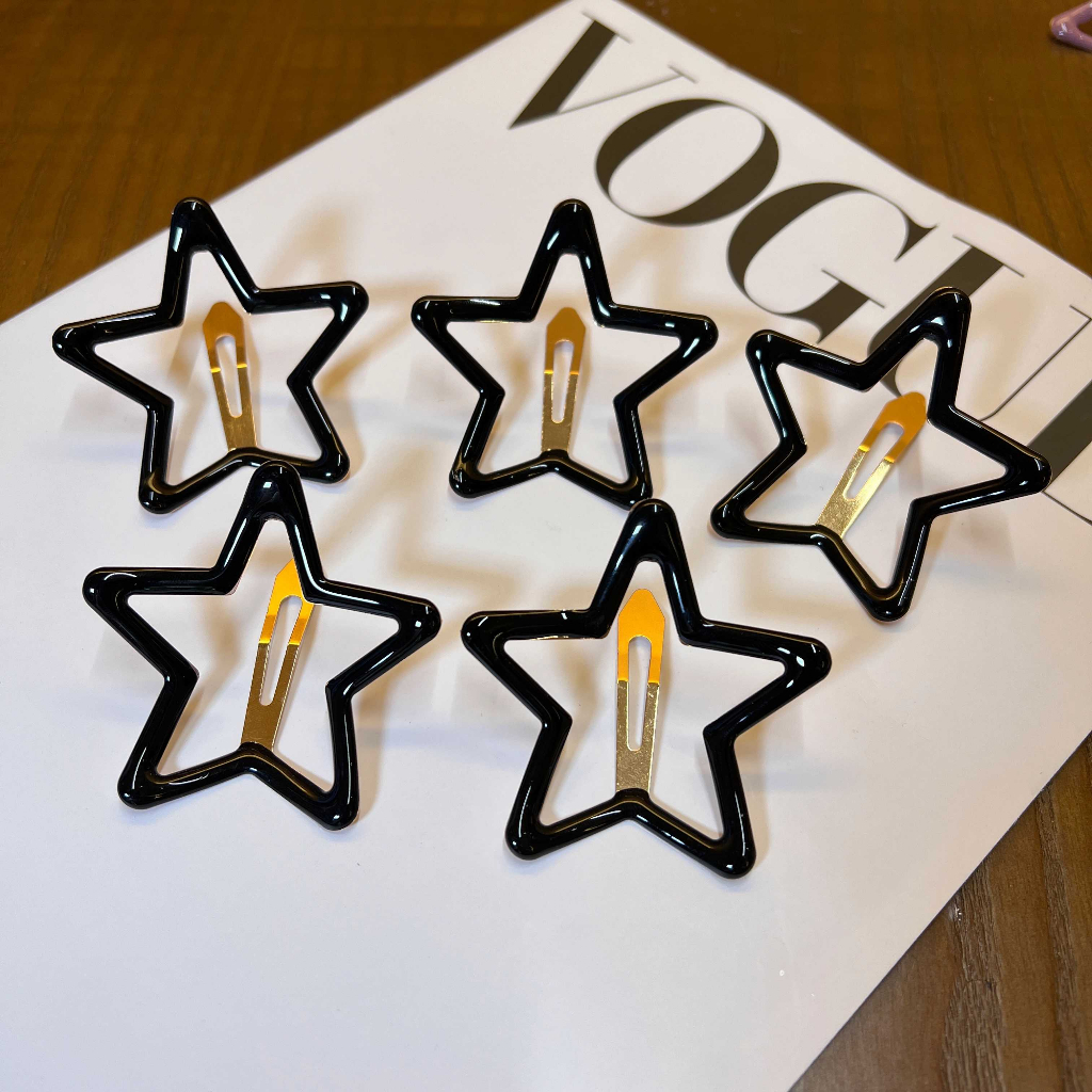 Kẹp Tóc Mái bb Ngôi Sao Năm Cánh Dễ Thương Màu Sắc Đẹp Mắt Dành Cho Bạn Nữ