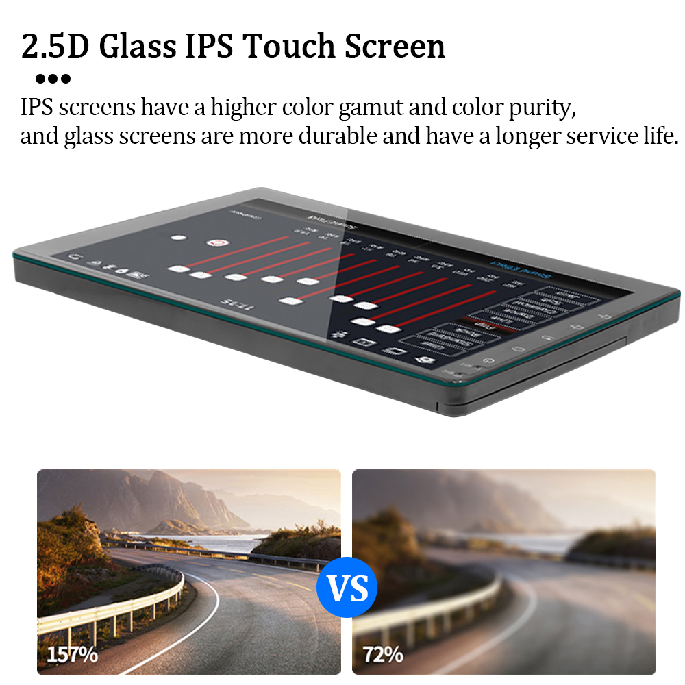 Máy Phát Đa Phương Tiện android 11 1 din autoradio 2g 32g 7 "/ 9" gps Kết Nối bluetooth gps