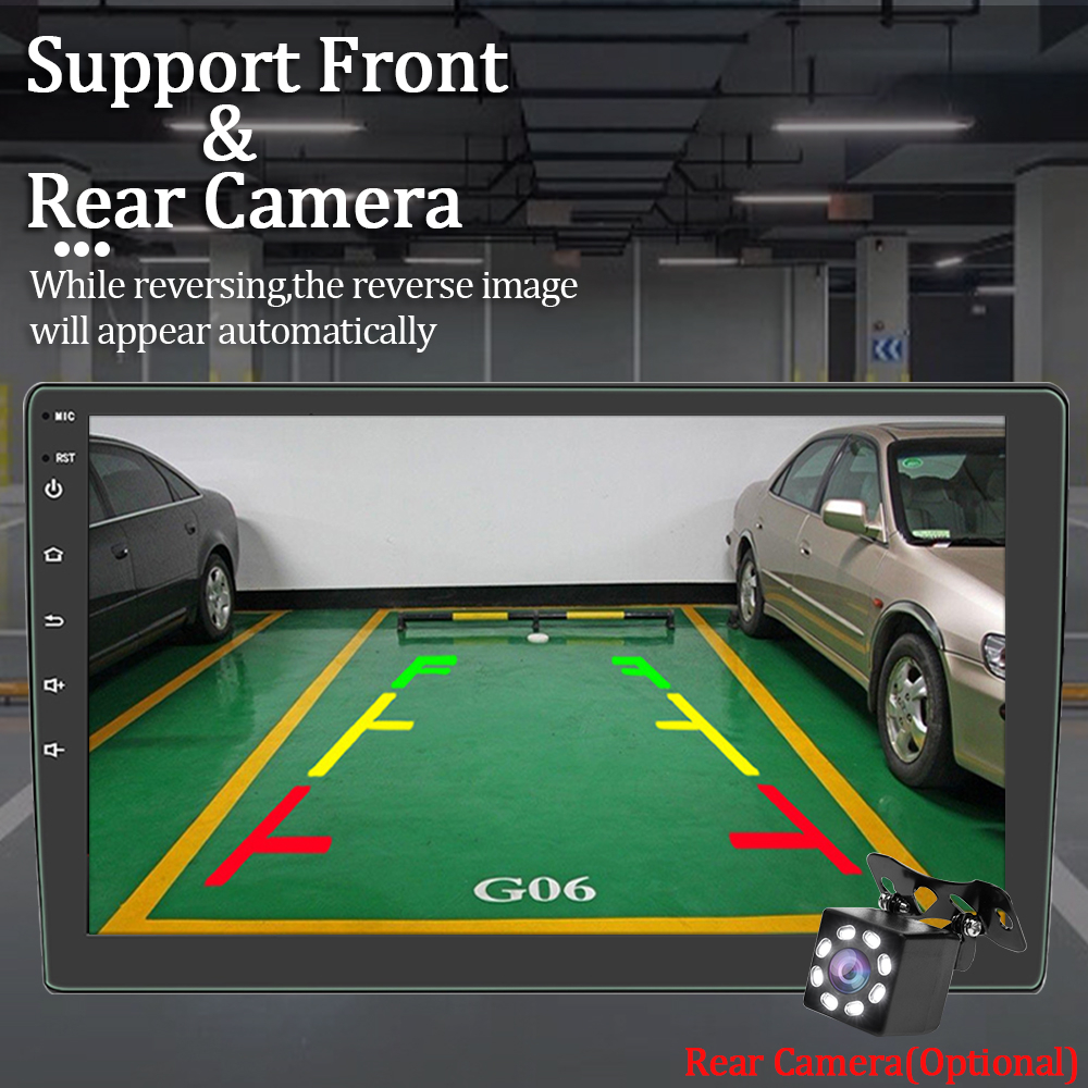 Máy Phát Đa Phương Tiện android 11 1 din autoradio 2g 32g 7 "/ 9" gps Kết Nối bluetooth gps