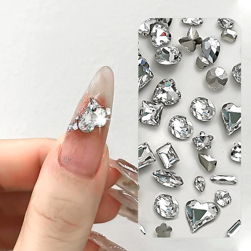 Bộ 10 HạT ĐíNh Trang Trí MóNg 3d