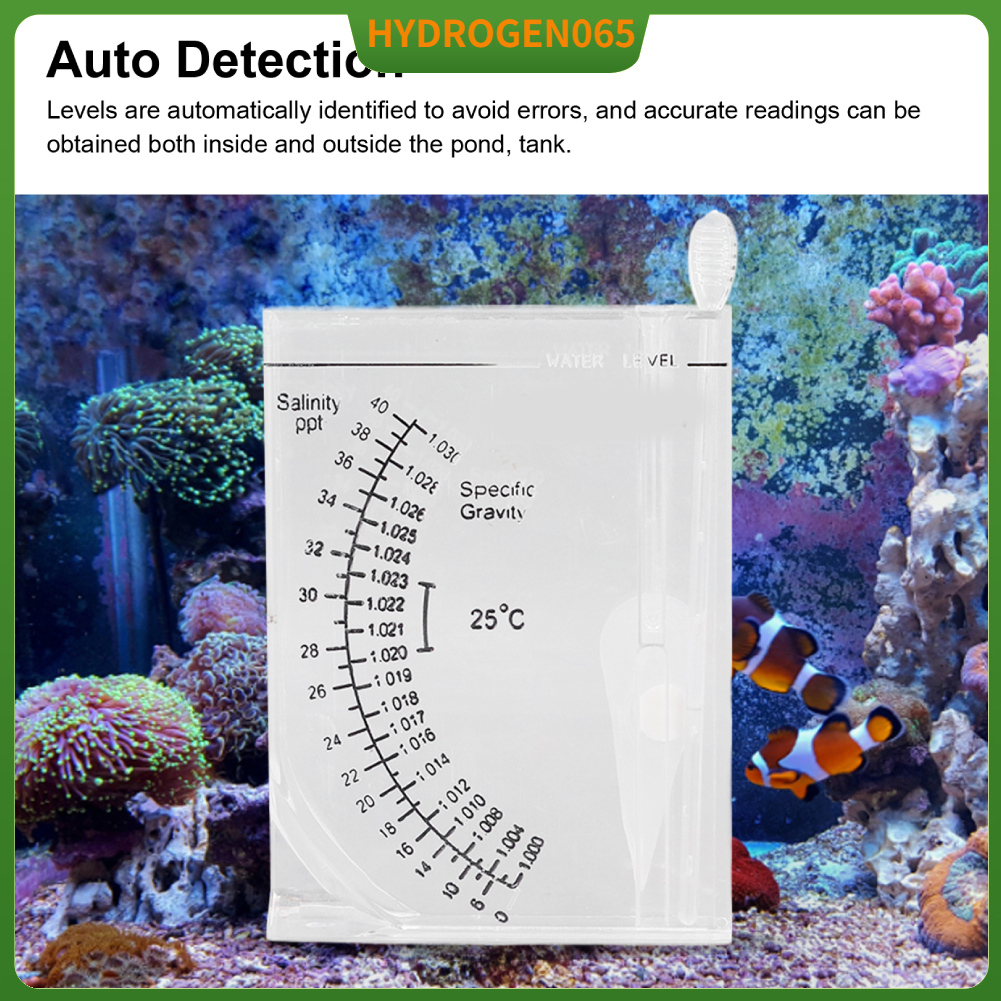 Máy đo độ mặn bể cá chính xác cho Trọng lượng riêng và của nước biển Hydrogen065