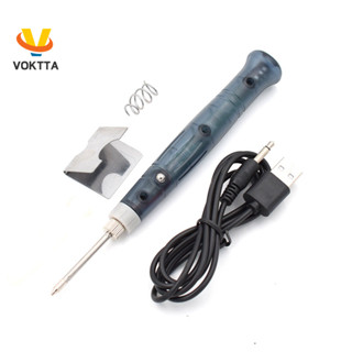 VOKTTA Mỏ hàn nhiệt Mini 400 độ dùng nguồn USB 5V-8W siêu tiện dụng + Tặng cuộn thiếc nhỏ