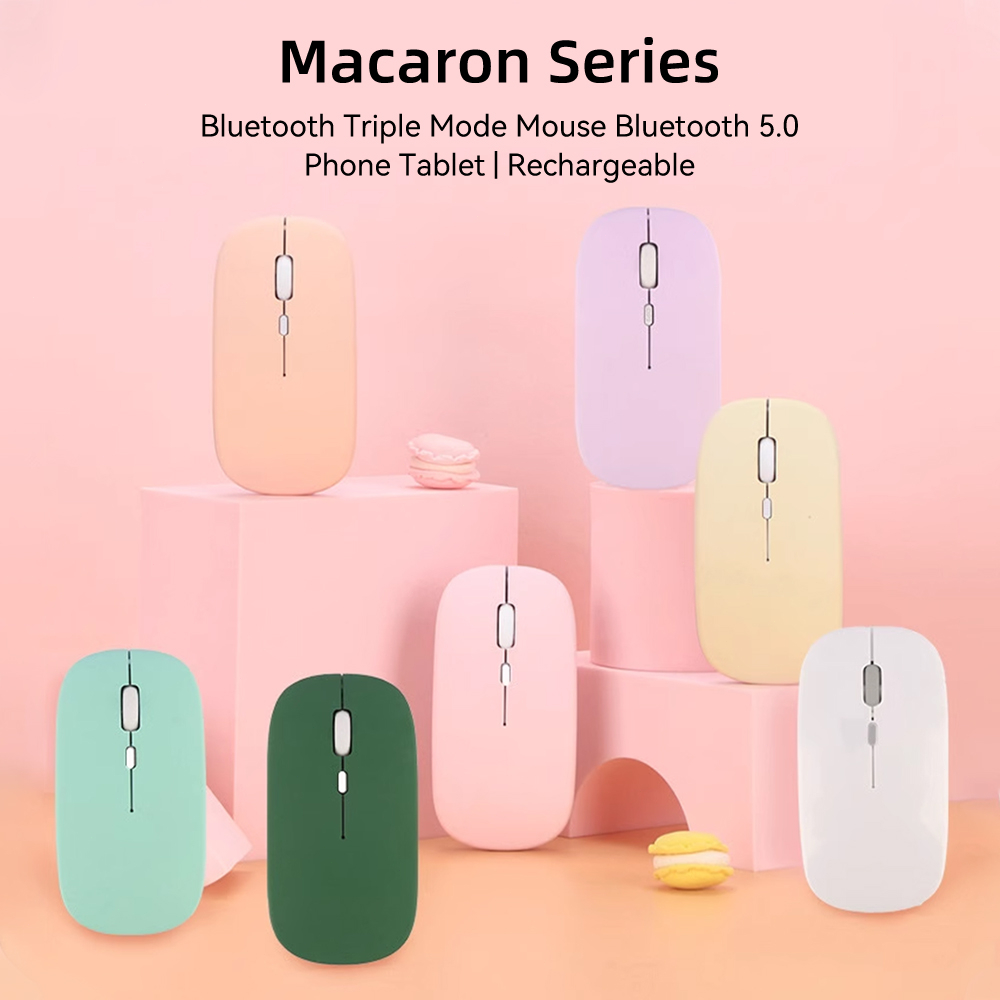 Chuột Bluetooth Không Dây USB 2.4G 800-1200 - 1600 DIP Tương Thích Với IOS / Android / Microsoft