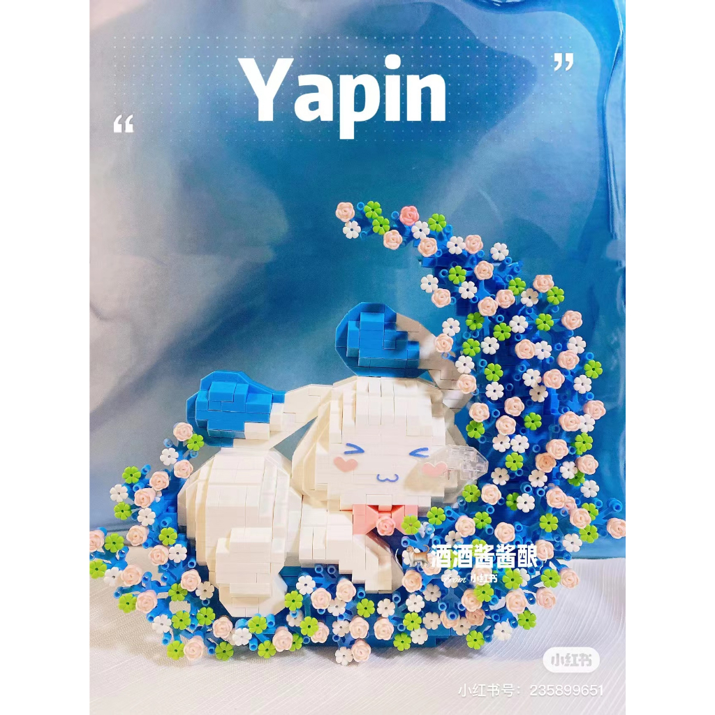 💗 100%Hàng sẵn sàng💗Cinnamoroll Bộ Đồ Chơi Lắp Ráp Đồ trang trí lego Gấu Dâu Tây Dễ Thương Cho Bé Gái