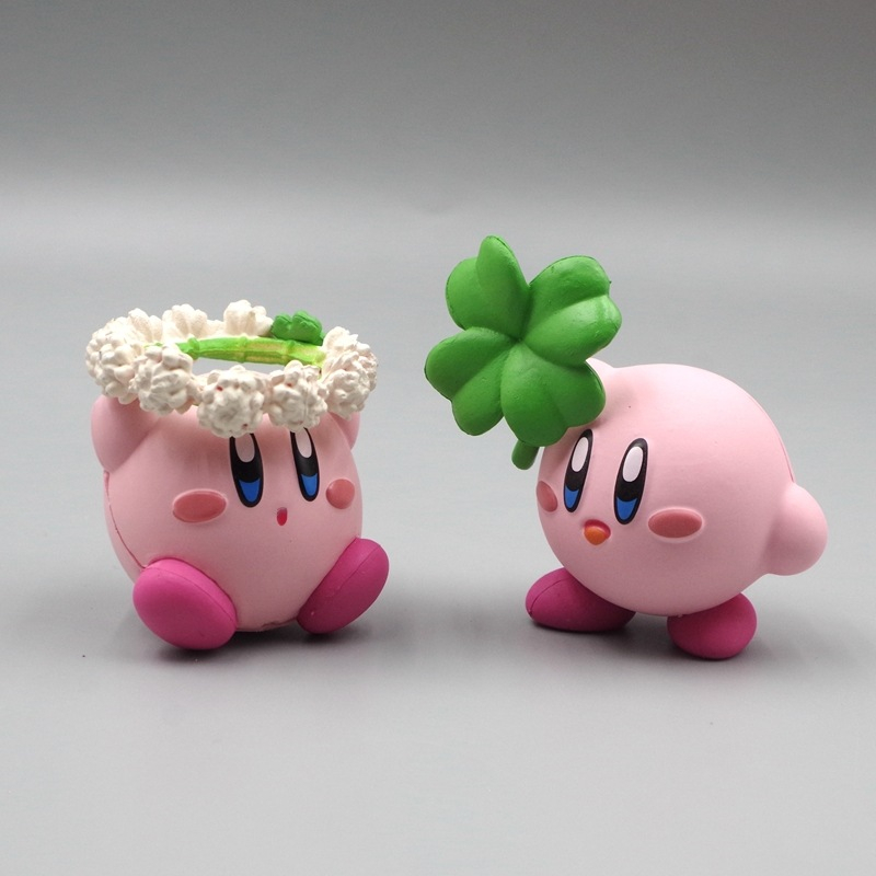 Set 3 Mô Hình Nhân Vật Hoạt Hình kawaii kirby mine waddle Dadeath Dễ Thương 3-5cm