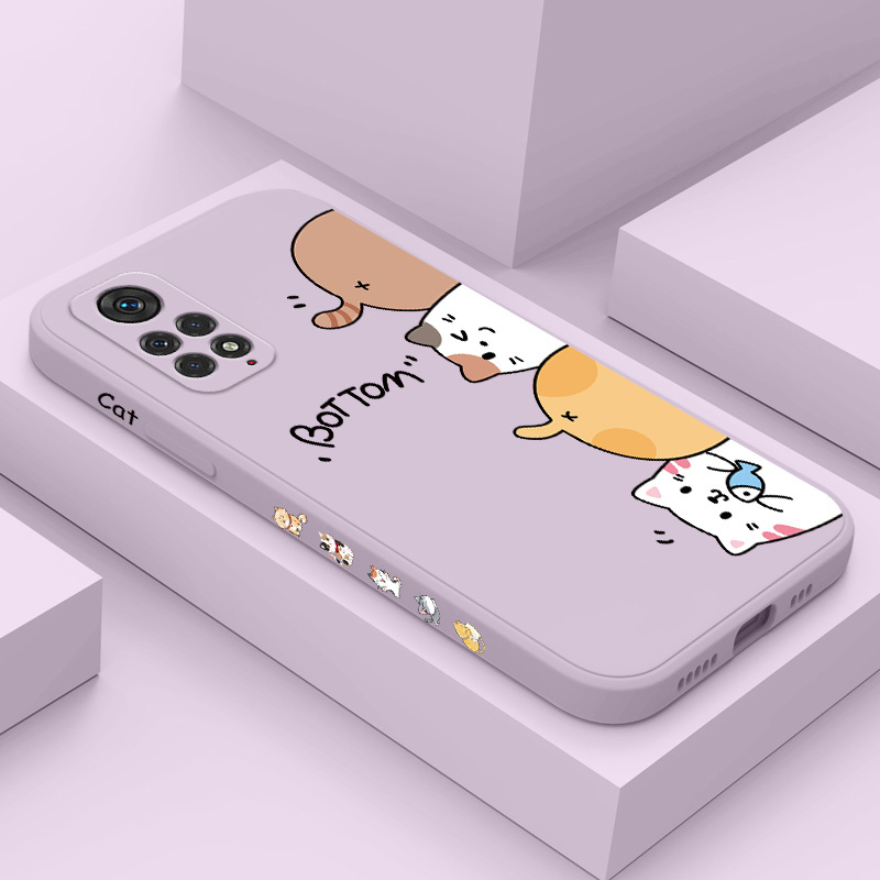 Ốp Điện Thoại Họa Tiết Mèo Sáng Tạo Dành Cho xiaomi redmi note 11s 11 11t pro plus 4g 5g