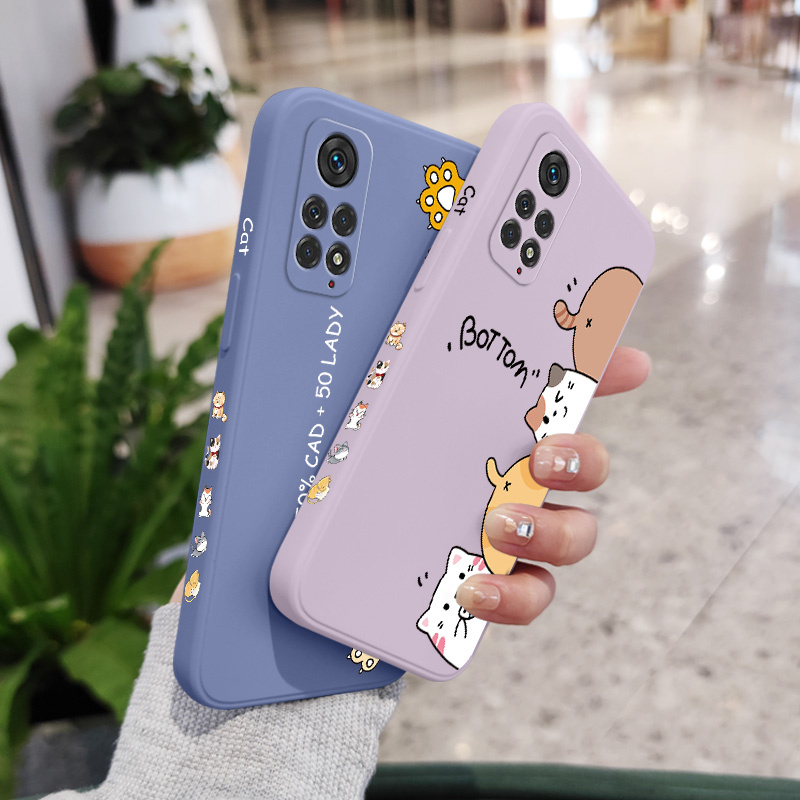 Ốp Điện Thoại Họa Tiết Mèo Sáng Tạo Dành Cho xiaomi redmi note 11s 11 11t pro plus 4g 5g