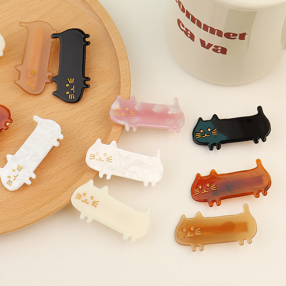 Kẹp Tóc Hình Mèo Thời Trang Hàn Quốc Dễ Thương Cho Nữ