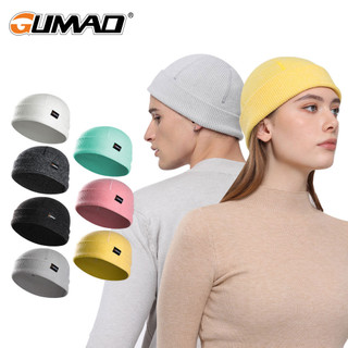 Mũ Beanie thời trang màu rắn cho nam giới và phụ nữ mùa thu và mùa đông mềm ấm mũ