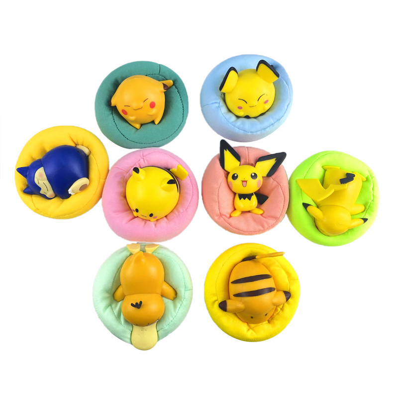 Set 8 Mô Hình Nhân Vật Phim pokemon 6.5cm