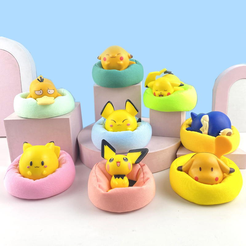 Set 8 Mô Hình Nhân Vật Phim pokemon 6.5cm