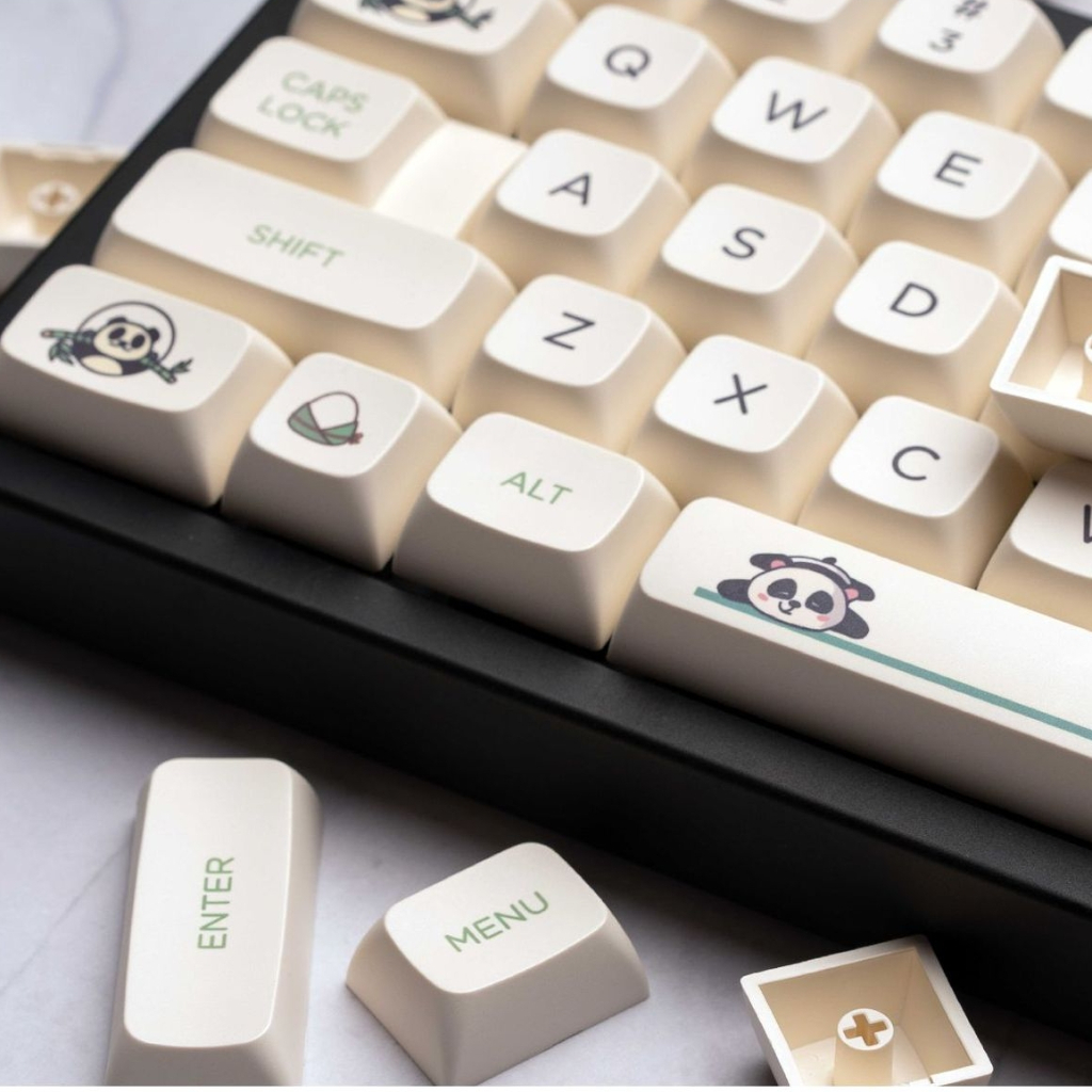 Bàn Phím Cơ 125 Phím xda profile pbt Chủ Đề Gấu Trúc